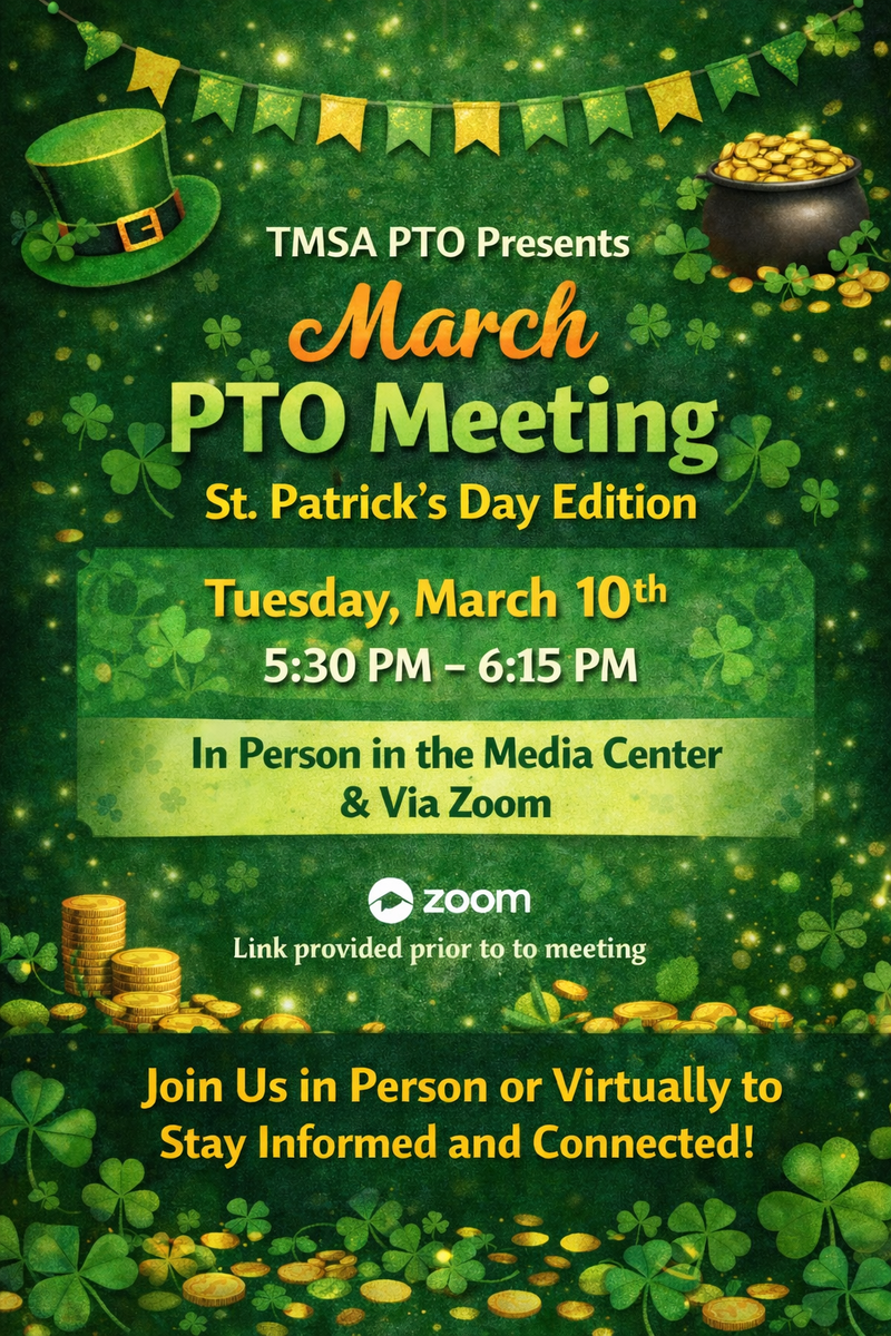 PTO to Host March Meeting