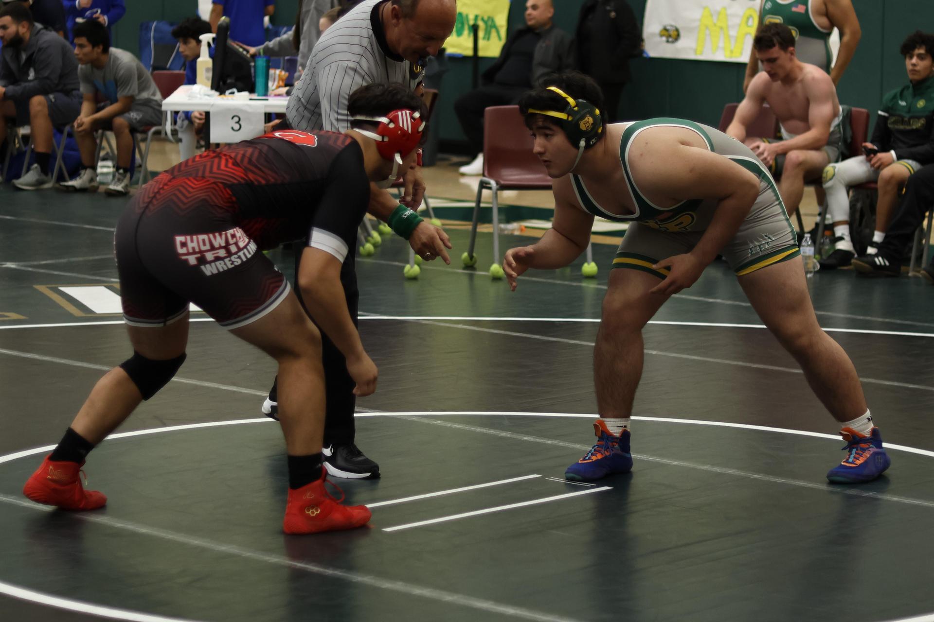 boys wrestling at liberty duals