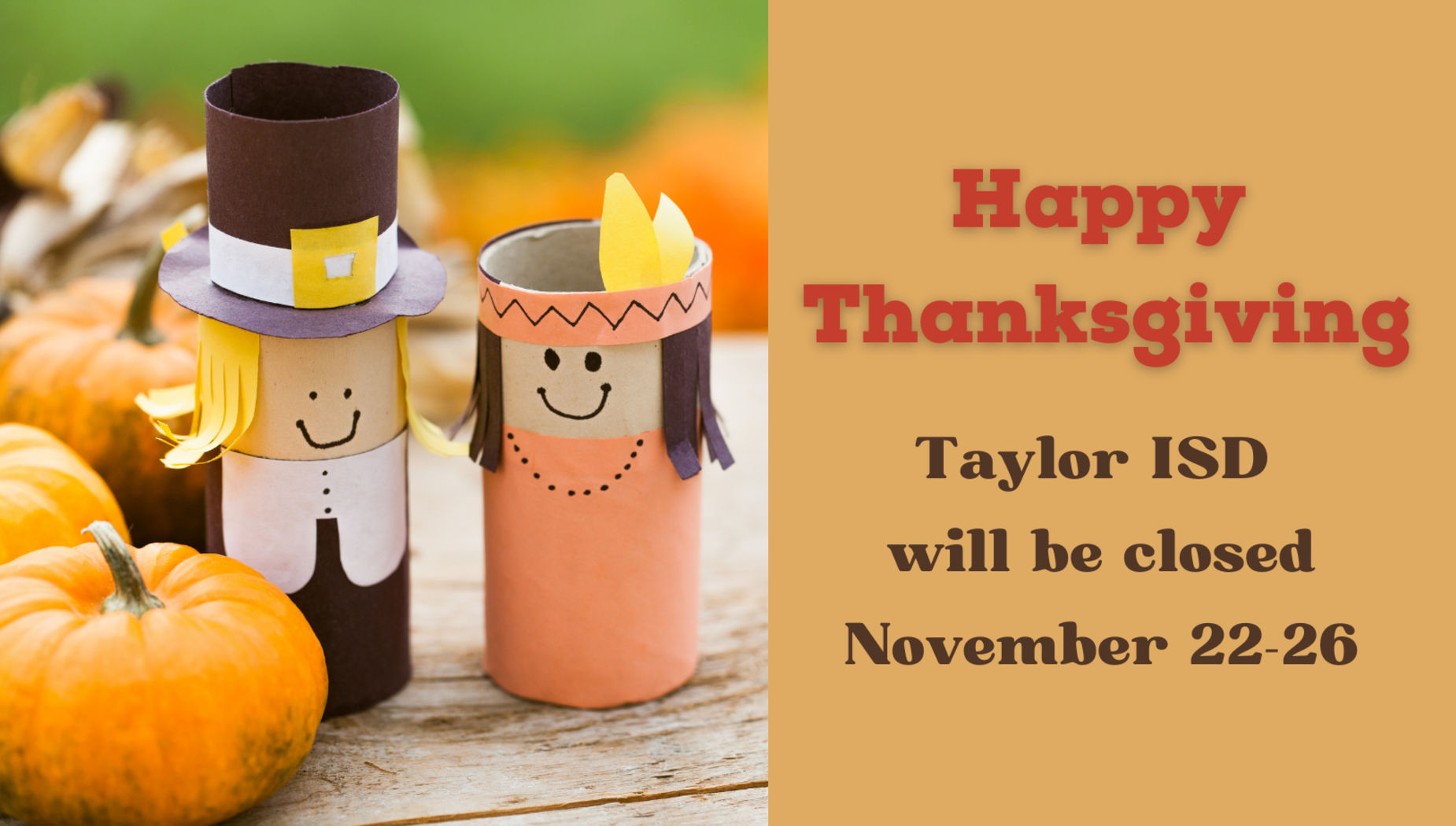 THJ thanksgiving break 11/22-11/26