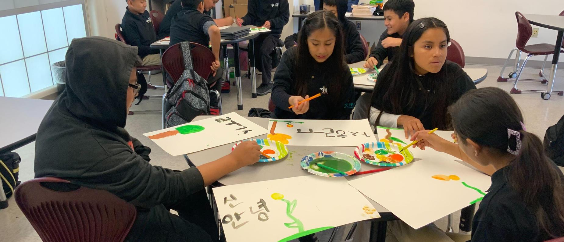 Fun Friday Student Activity - Korean Letter Writing