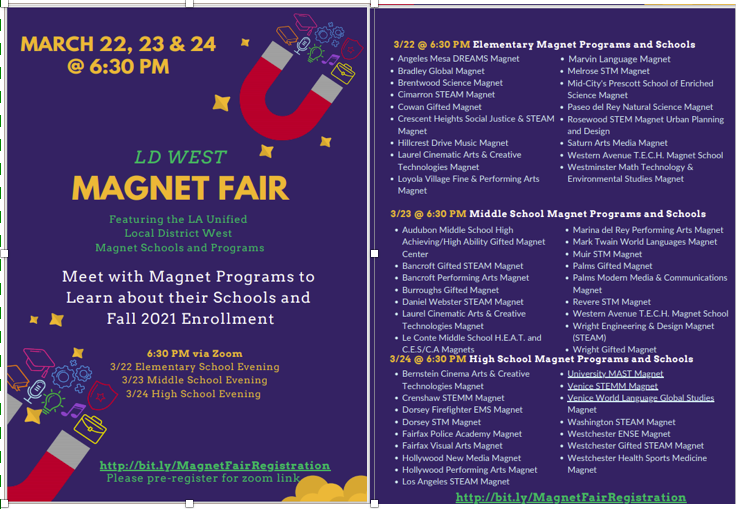 LD West Magnet Fair