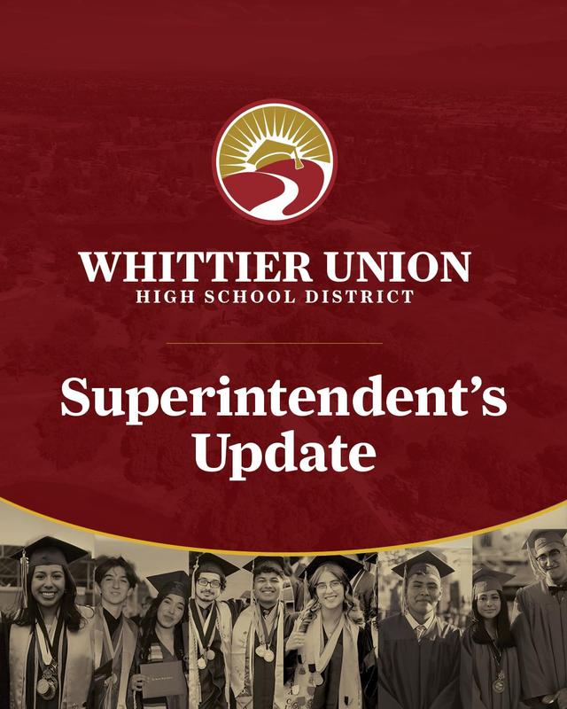 a superintendent's update graphic