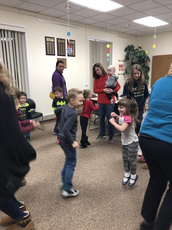 PreK families attend fun night