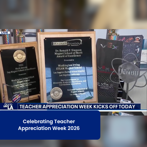 Teacher Appreciation Week at Irving Middle School