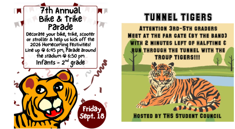 trike & biek parade and tunnel tigers