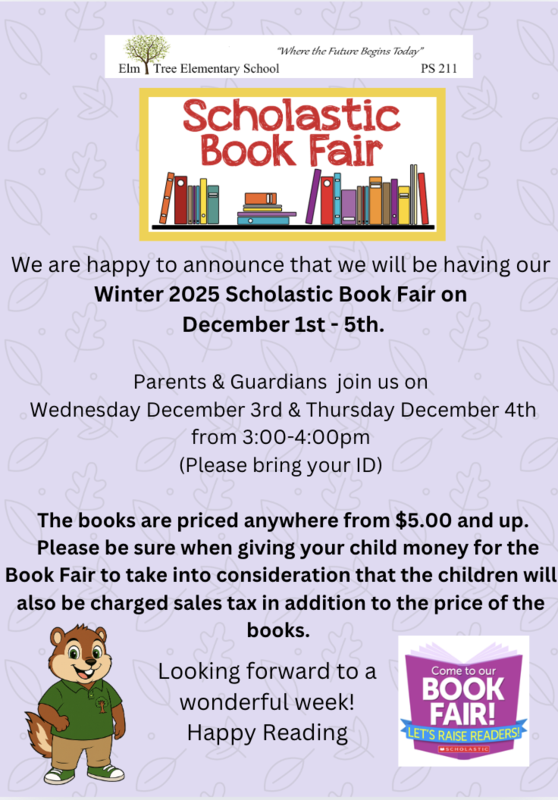 English book fair flyer