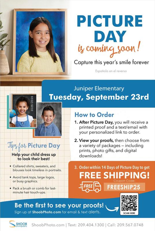 Picture Day flyer