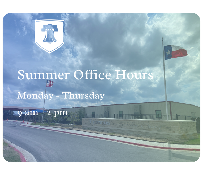 Summer Office Hours
