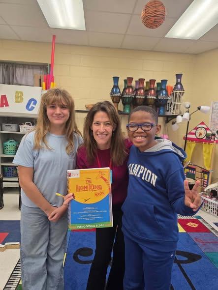 PCES wants to thank you, Rosalia Villard-Lee, for conducting a professional theater masterclass with some of our Lion King Kids cast members.