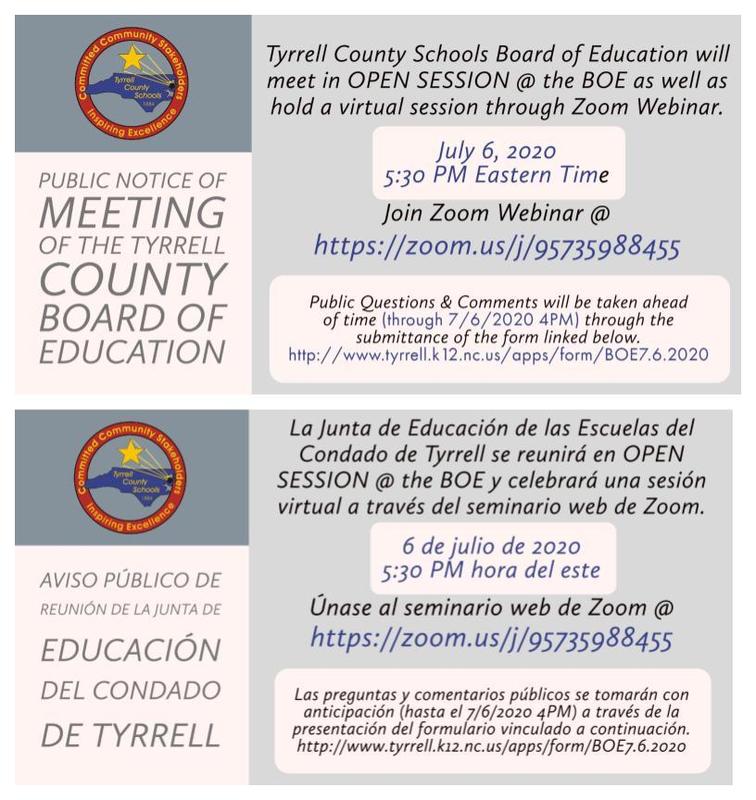 July BOE Meeting