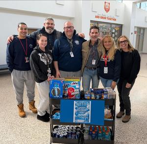 staff with treat cart