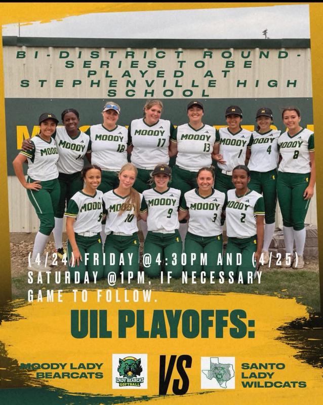 Moody Bearcat Softball Team