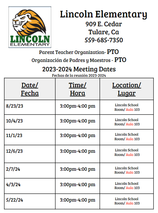 PTO Dates