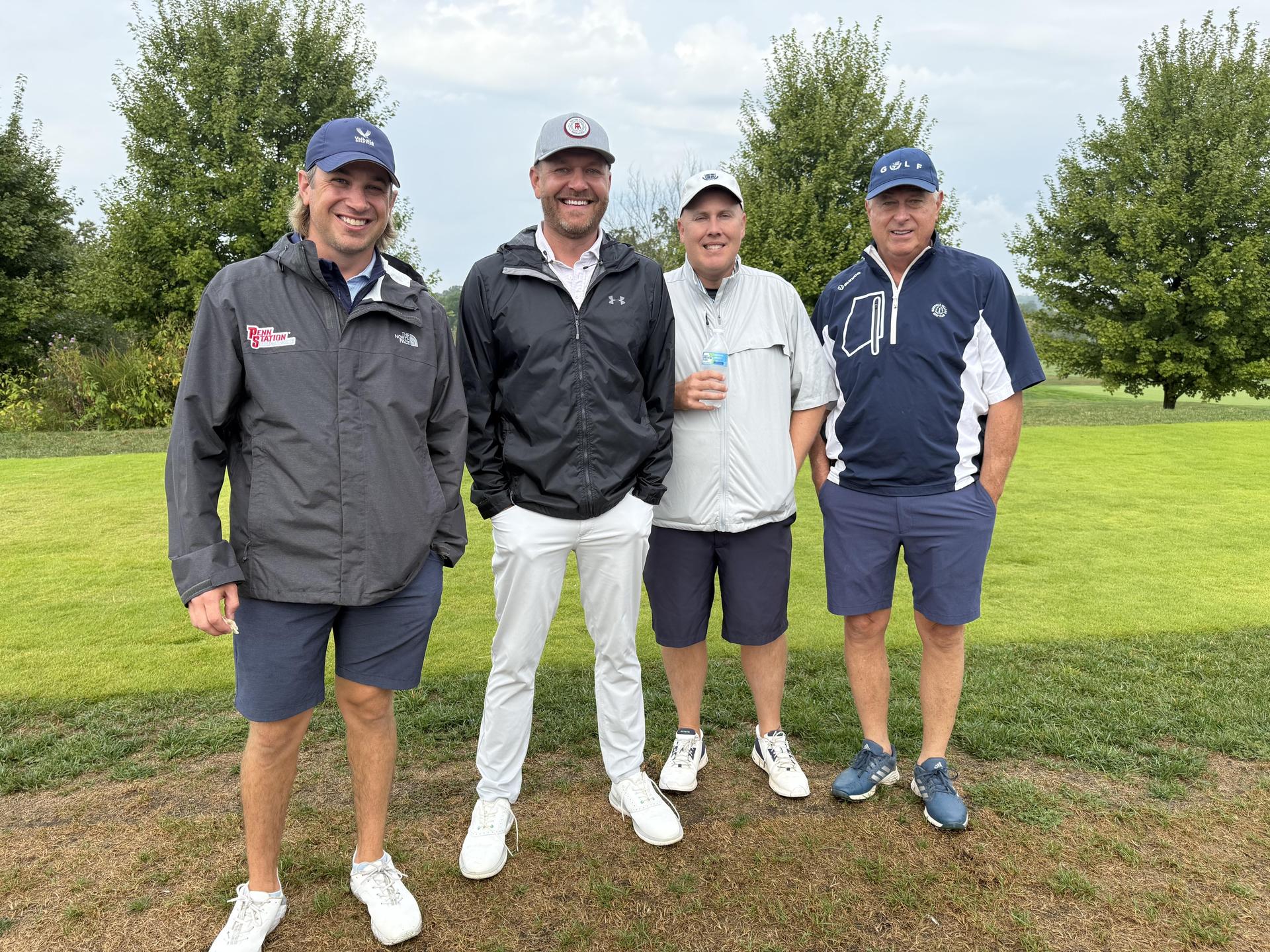 Golfers at the Vikings Boosters Golf Outing