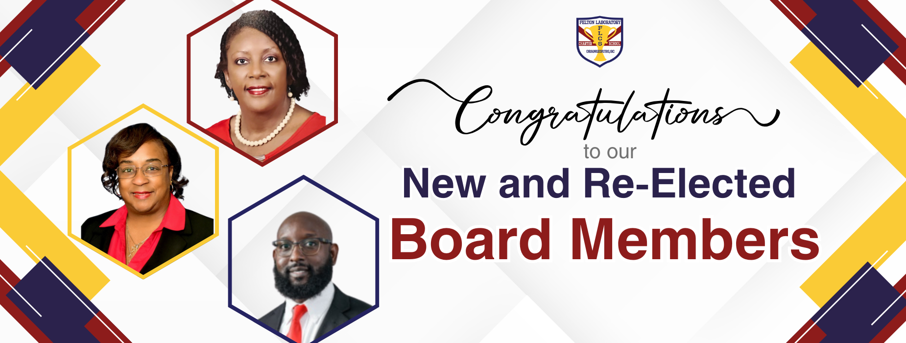 New Board and Re-Elected