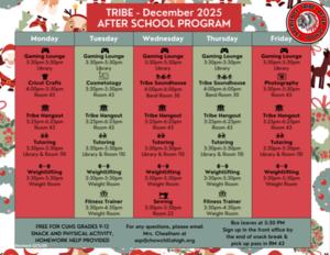 ASP December Schedule