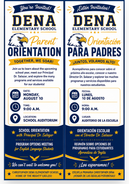 Parent orientation for the new school year