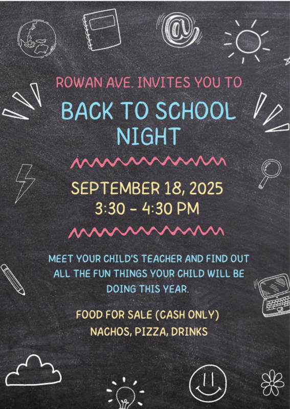 Join us for Back to School Night!