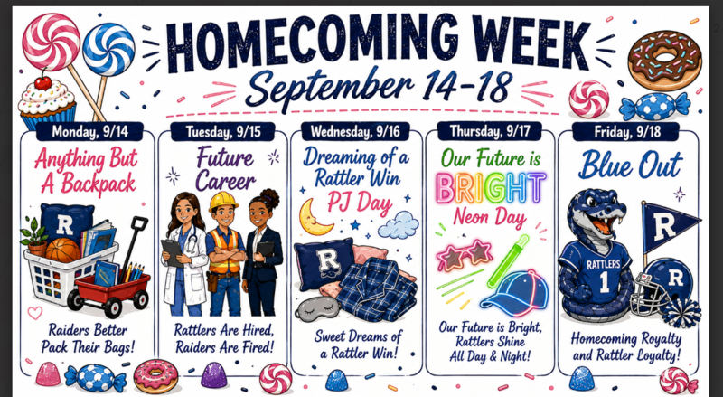 Homecoming Week  - September 14th - 18th! Join in the fun! Featured Photo