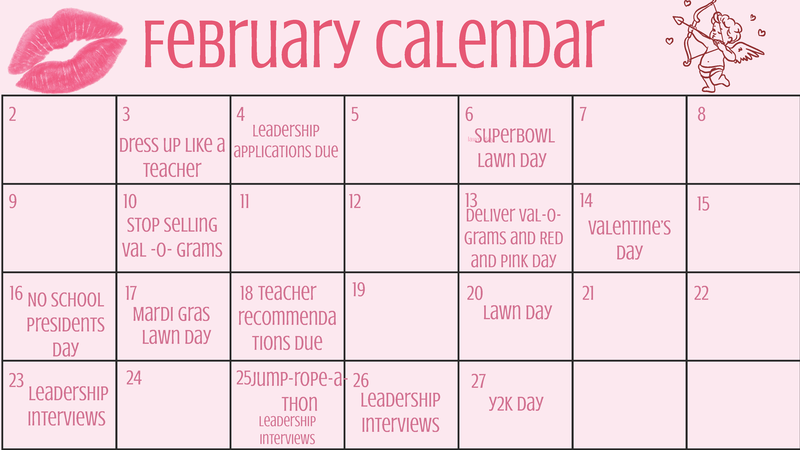 February Leadership Calendar Featured Photo