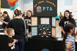 PTA display at Back to School Night