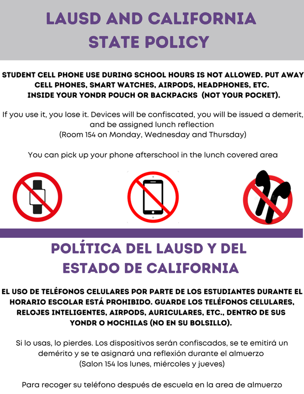 No Cell Phones Policy! Featured Photo