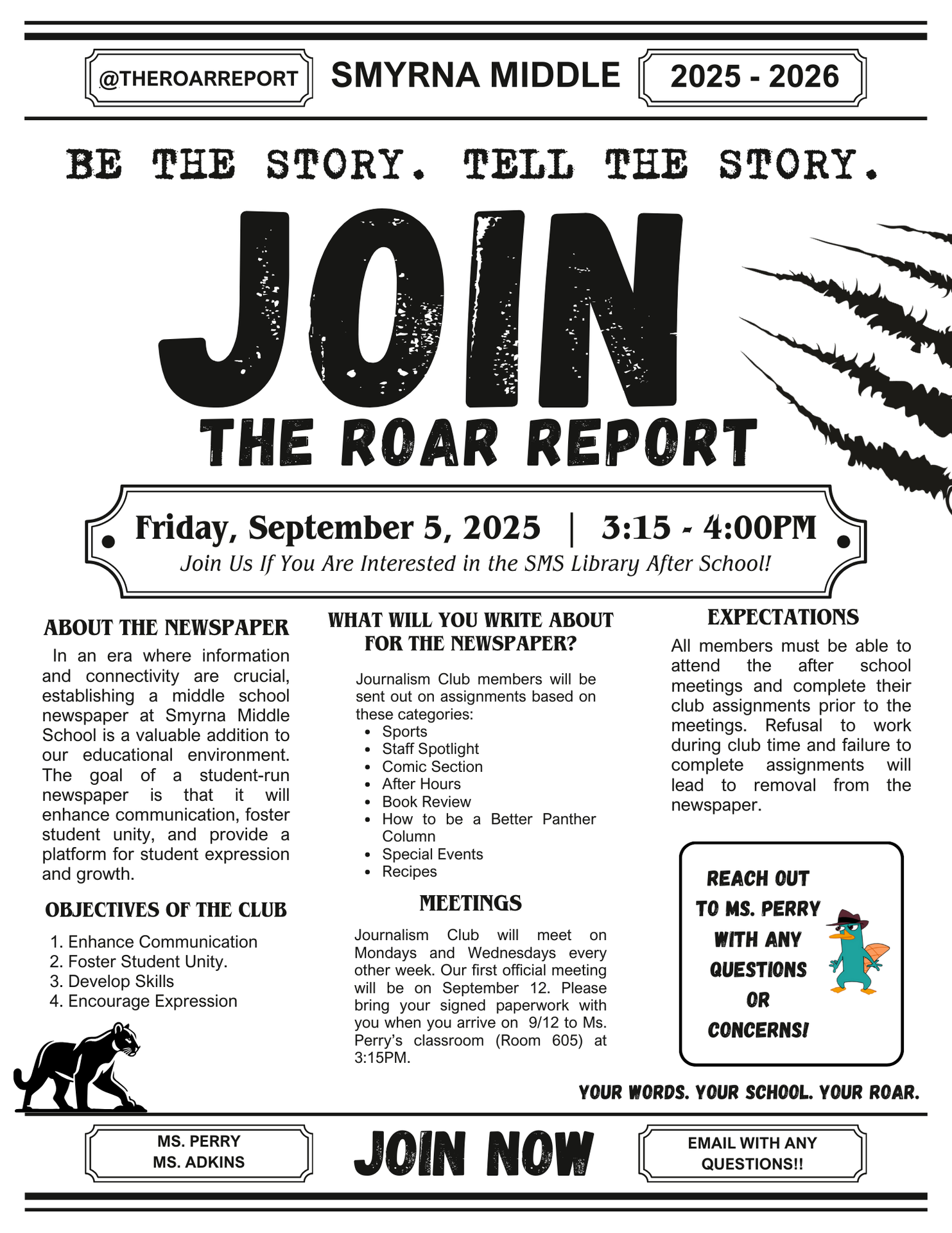 Interest Flyer for 9/5 Meeting