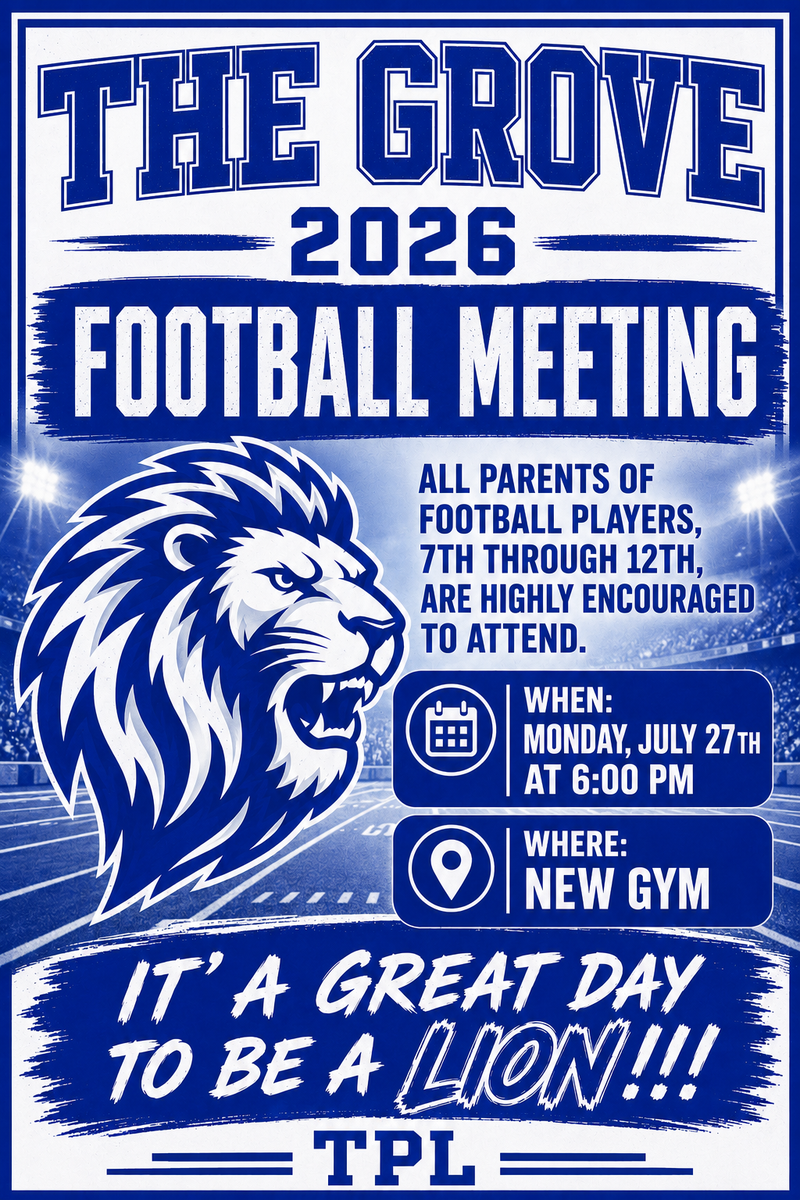 Football Parent Meeting Featured Photo