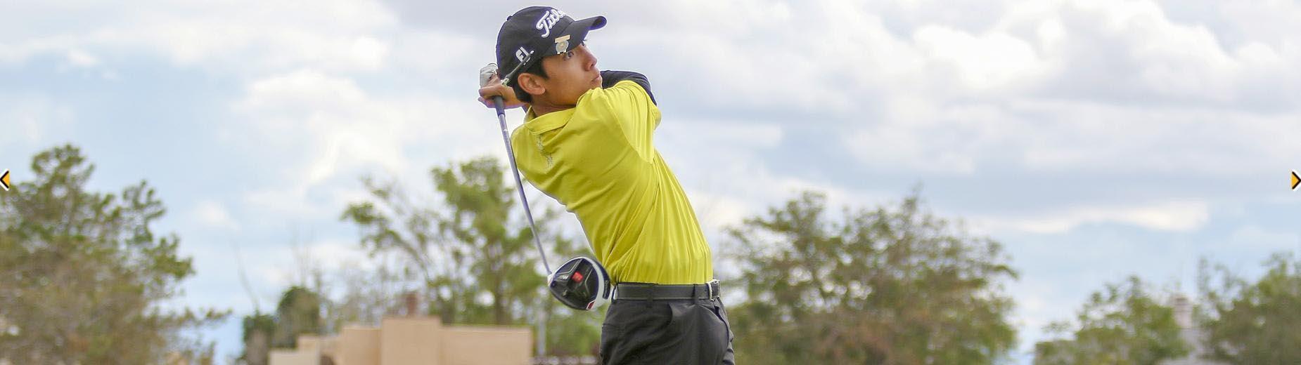 Aidan Thomas, back-to-back 4A State Golf Champion.