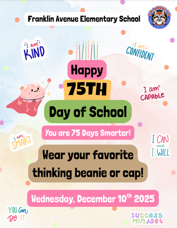 Happy 75th Day of School!