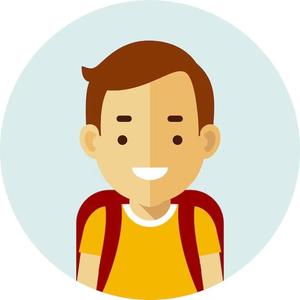 School portrait icon