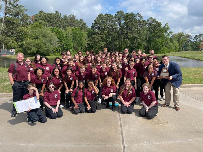 TMS Band Earns Straight 1's at UIL Contest