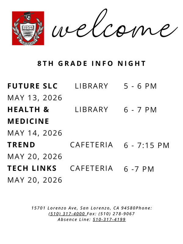 WELCOME CLASS OF 2030