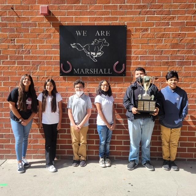 CONGRATULATIONS Marshall Middle School