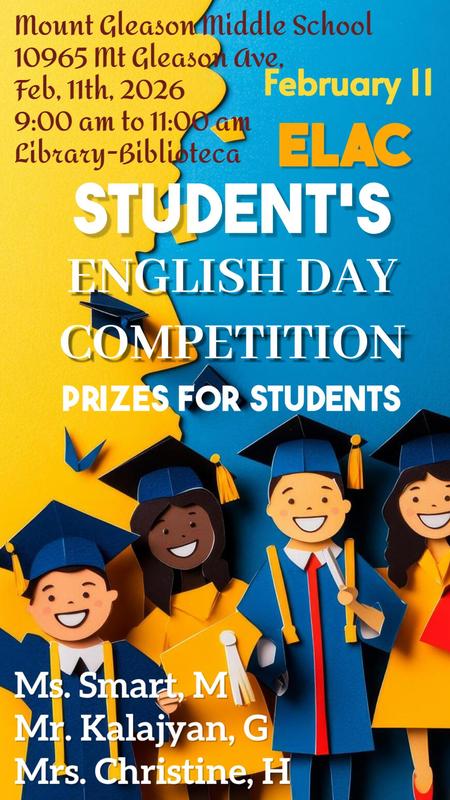 ELAC Student's English Day Competition