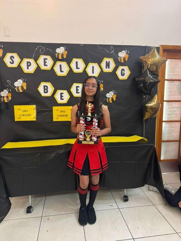 Middle school winner Debora