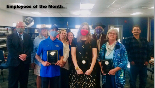 School Board Awards Administrators, Employees of the Month