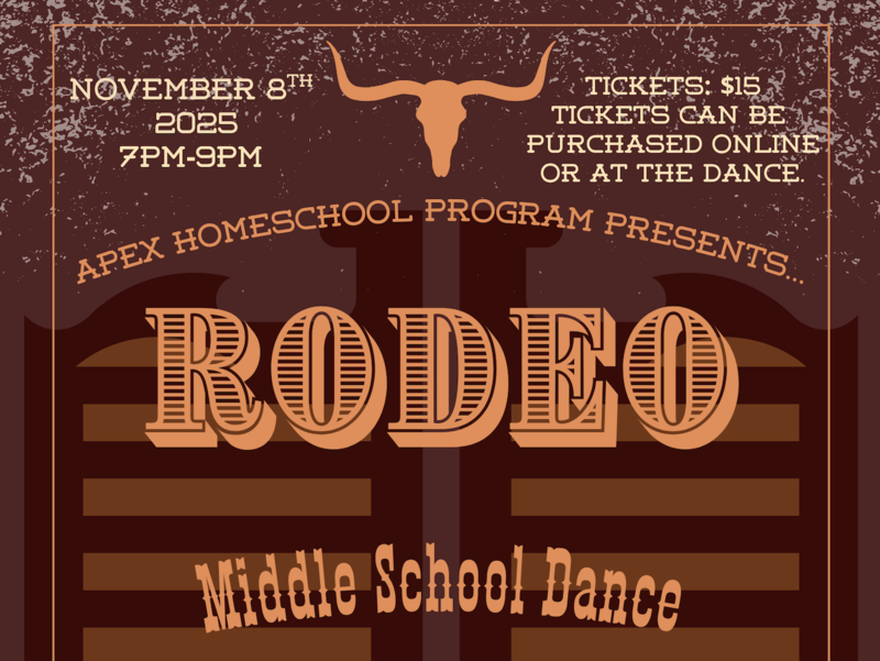 Rodeo theme dance with bull horns