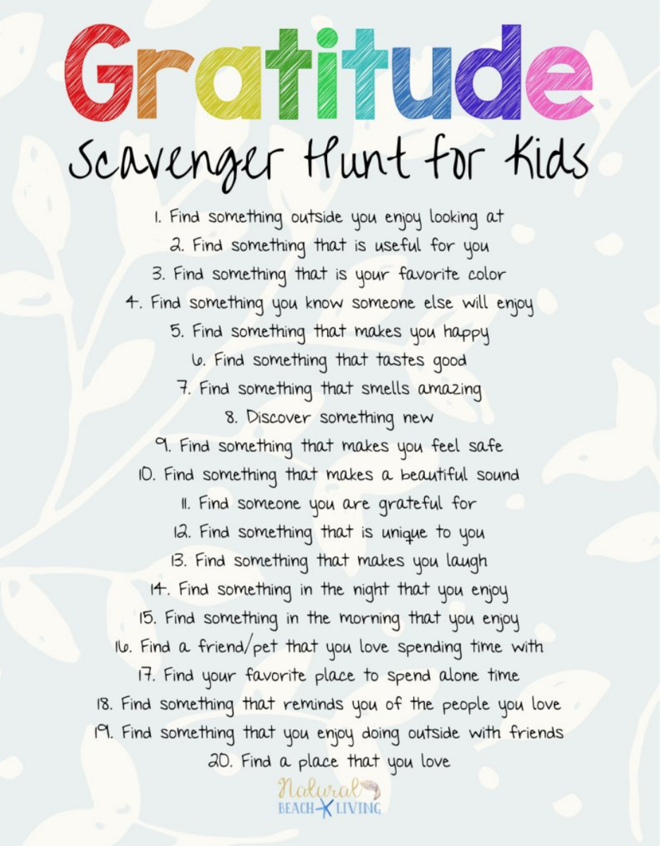 Gratitude Scavenger Hunt