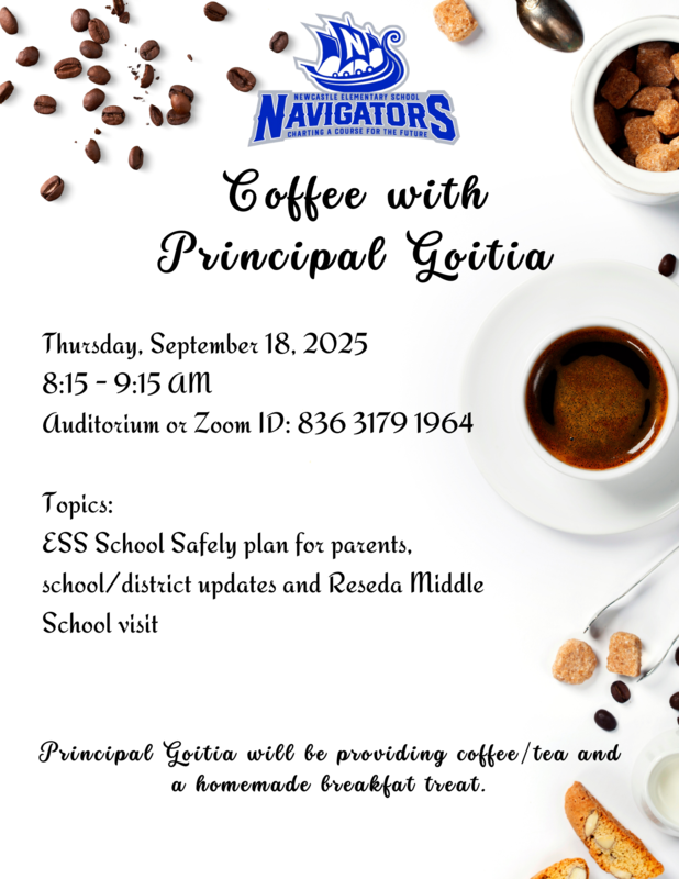 coffee with the principal