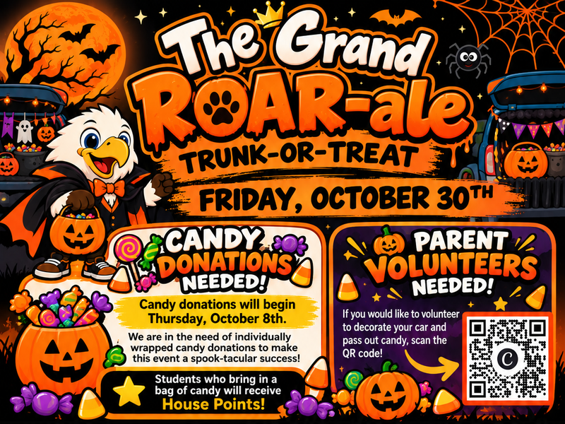 Trunk or Treat is Friday October 30th