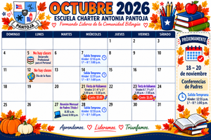 October Calendar Spanish