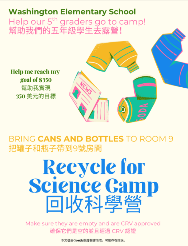 Recycle cans and bottle