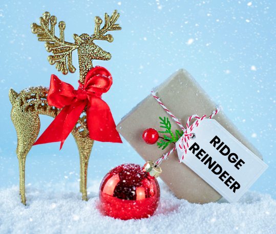 ridge reindeer and gifts