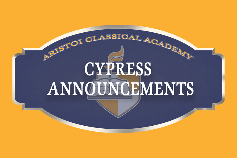 Cary Academy Calendar 2022 2023 Aristoi Classical Academy