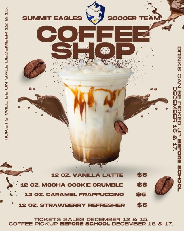 Coffee Shop 12/16 and 12/17 before school