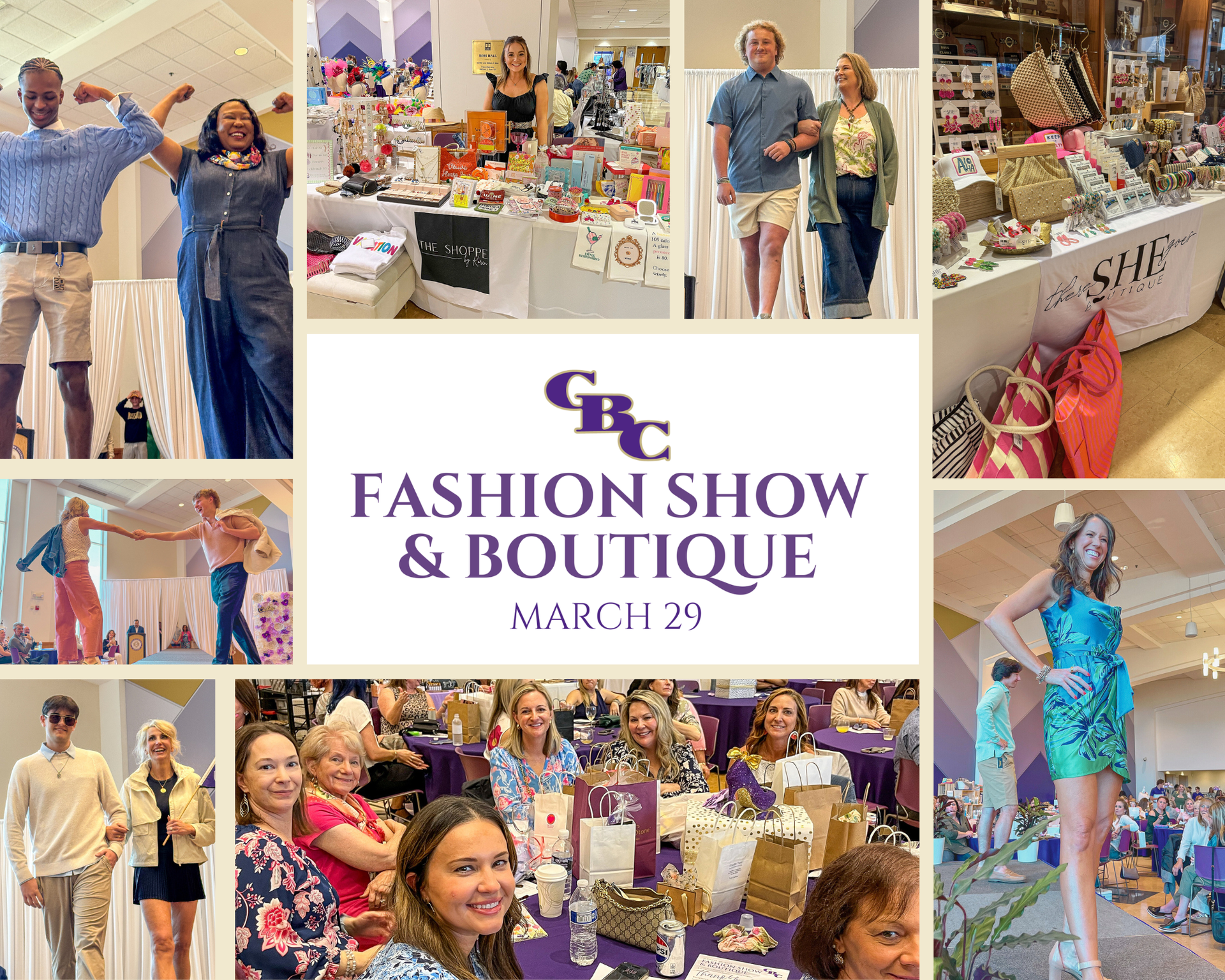 CBC Fashion Show collage