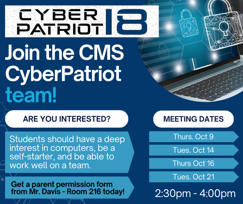 CyberPatriot Team Information