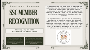 SSC Member Recognition
