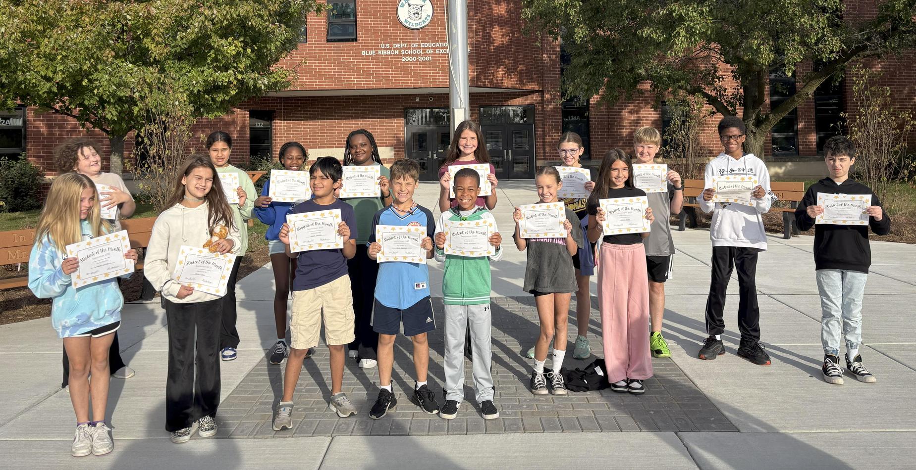 September Students of the Month